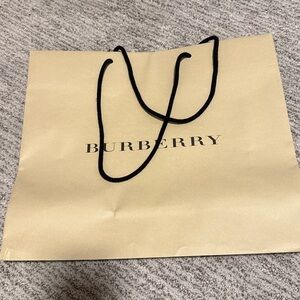 100% authentic Burberry Shopping Gift Paper Bag measuring 14.5*12.5 inches